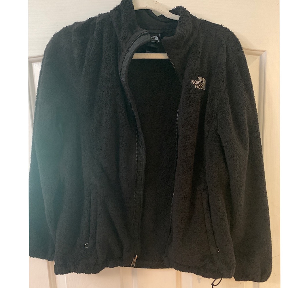 North Face Black Fleece Jacket - size M